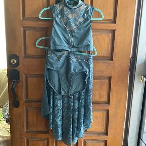 Two piece dance costume